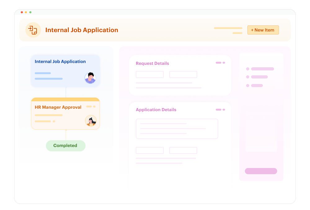 internal job application template