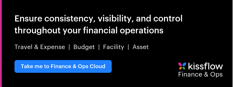 Kissflow Finance & Ops Cloud