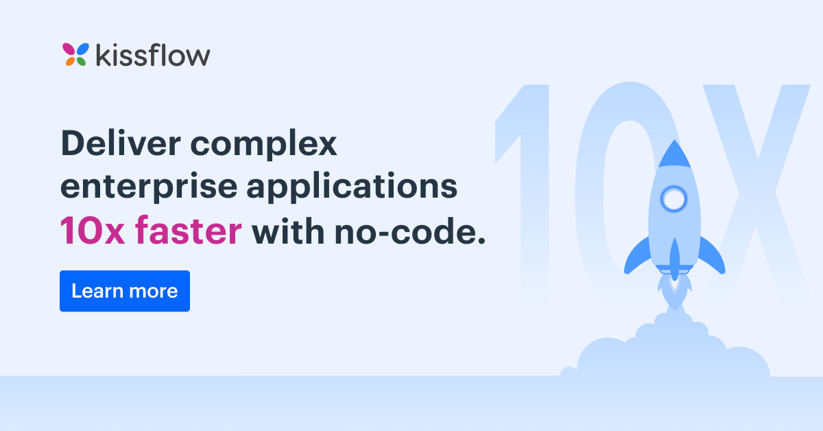 Deliver complex Enterprise apps 10x faster with no-code
