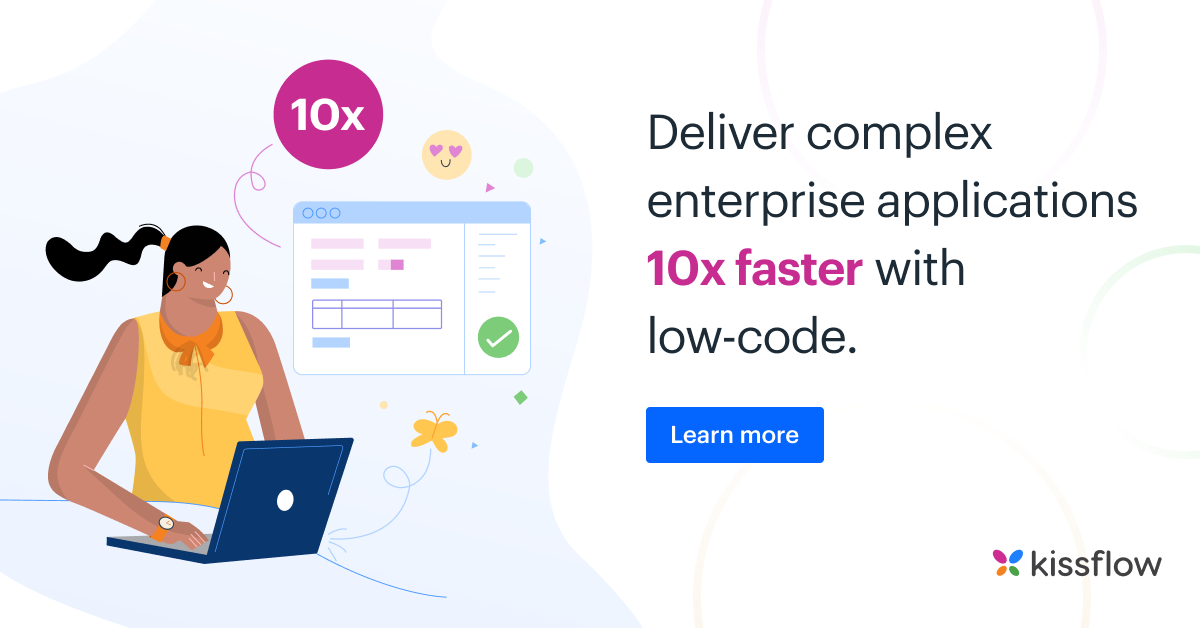 Deliver complex enterprise applications 10x faster with Lowcode