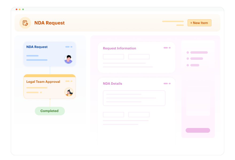 sales contract NDA approval template