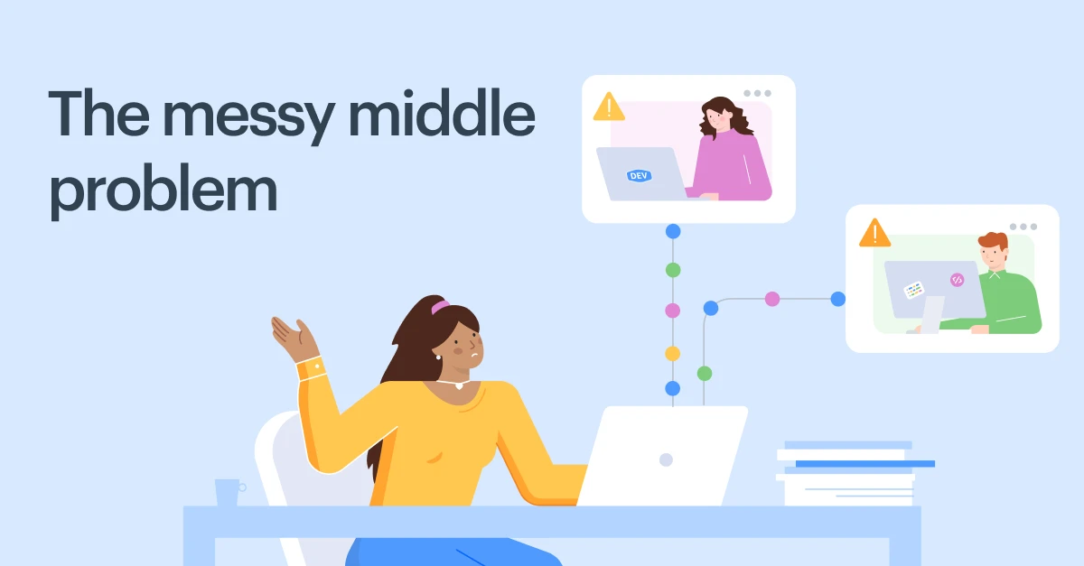 messy middle part tutorial