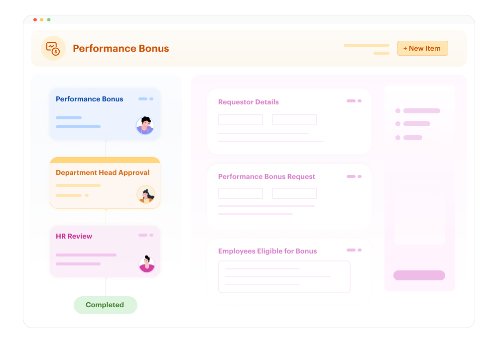 Performance Bonus Template Kissflow Workflow