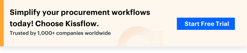 Procurement Workflow Steps Banner