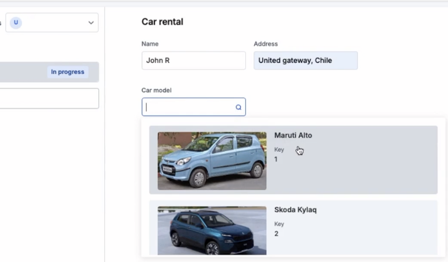 Lookup Layout Visualization