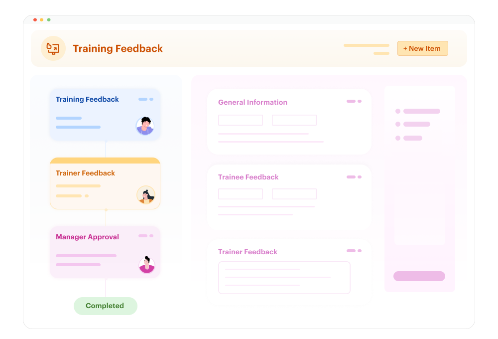 training feedback template
