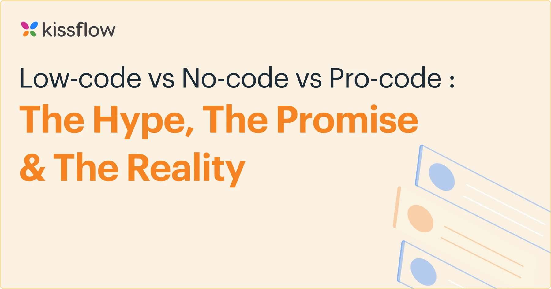 Low-code vs No-code vs Pro-code : The Hype, The Promise & The Reality