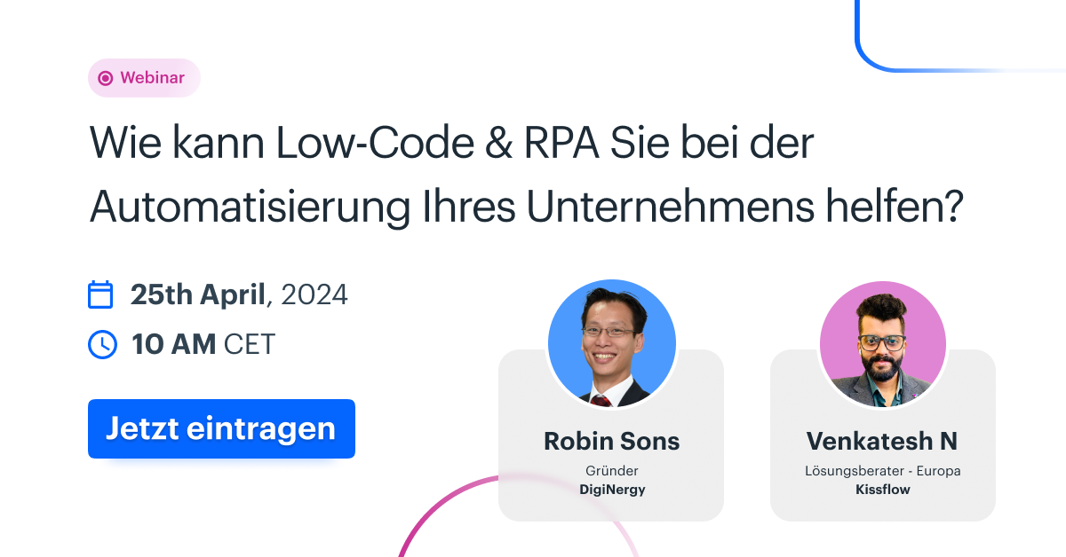 Wie kann Low-Code & RPA Sie bei der Automatisierung Ihres Unternehmens helfen?