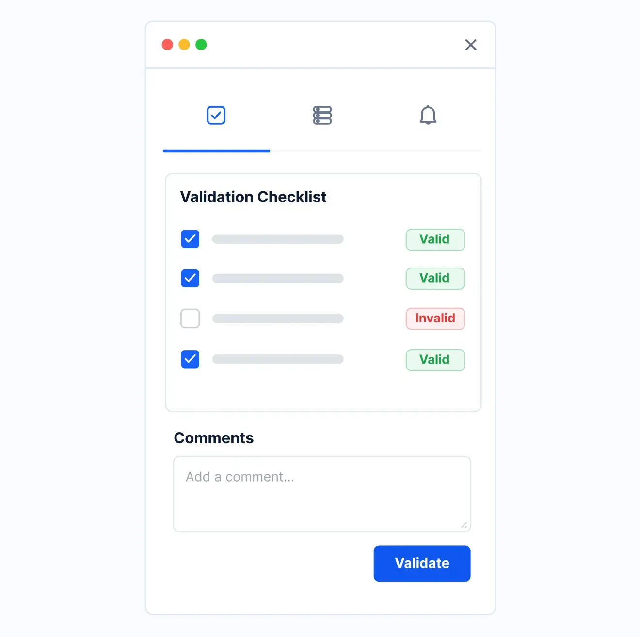 Validate