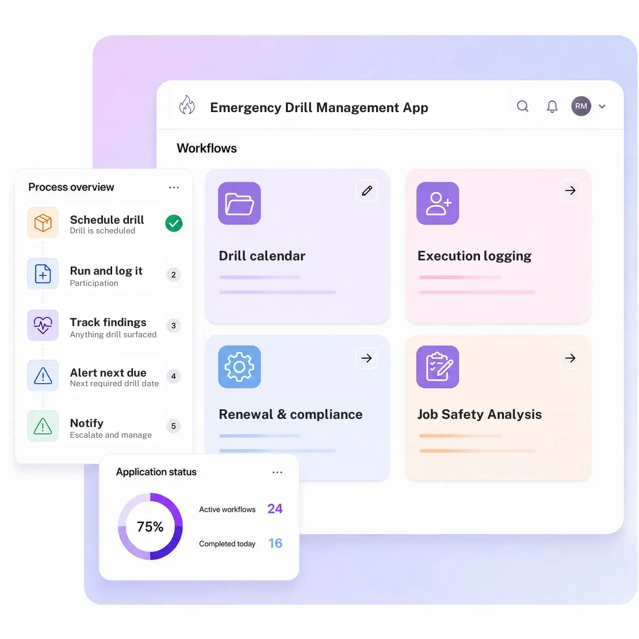 Emergency Drill Management App