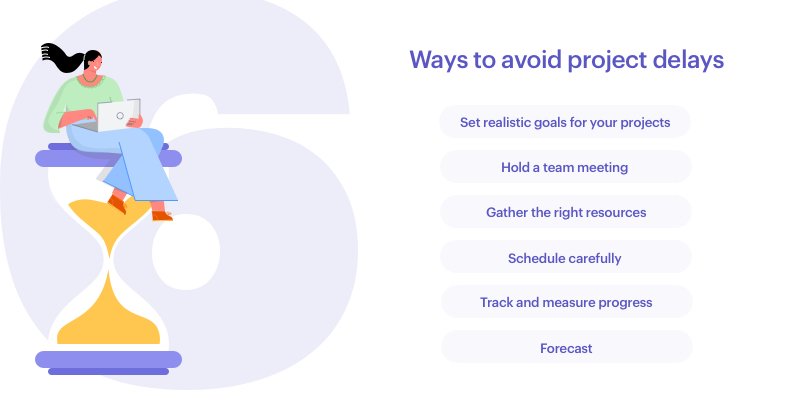 6 steps on how to avoid and overcome project delays