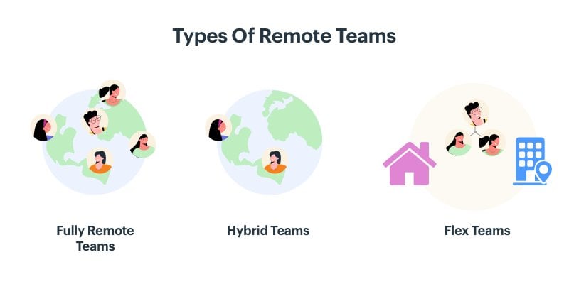 types of remote project teams